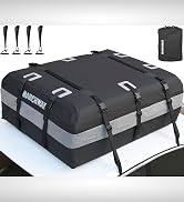 MARCHWAY Waterproof Car Roof Luggage Bag, Weatherproof Soft Shell Rooftop Cargo Carrier Bag for V...