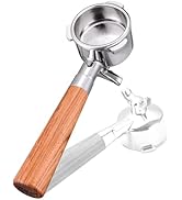 54mm Portafilter for Breville BES870/878/880 Series, Dual Spout Espresso Handle with Siam Rosewoo...