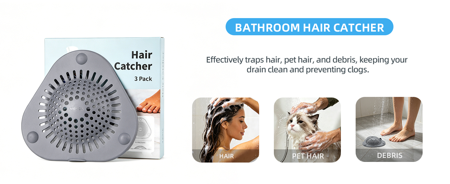 BATHROOM HAIR CATCHER