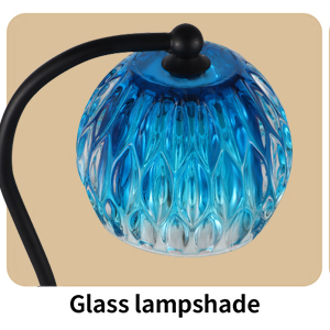 Glass lampshade