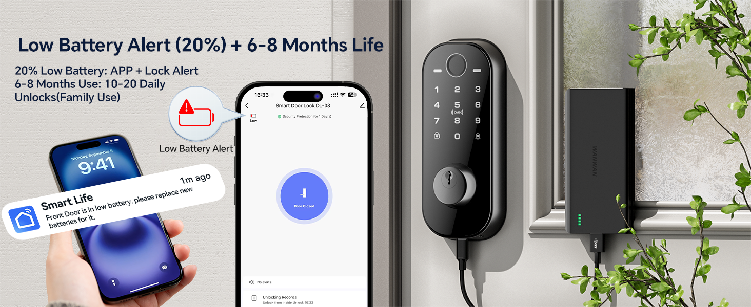 keyless entry door lock