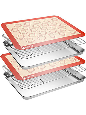 stainless steel baking sheets