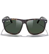 MERRY'S Men's Oversized Square Polarized Sunglasses for Driving Fishing Golfing UV400 Protection ...