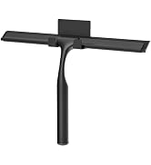 Stainless Steel Shower Squeegee for Glass Doors, Multi-Purpose Squeegee for Shower Glass, Bathroo...