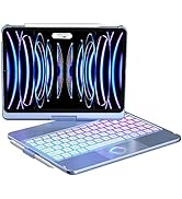 Touchpad Keyboard Case for iPad Pro 11 4th/3rd/2nd/1st Gen, iPad Air 5th/4th Generation 10.9'', 3...