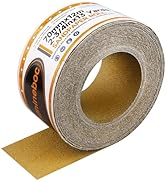 Shineboc 320 Grit Sandpaper Roll Hook & Loop Sand Paper Continuous Longboard 2-3/4" Wide 13 Yard ...