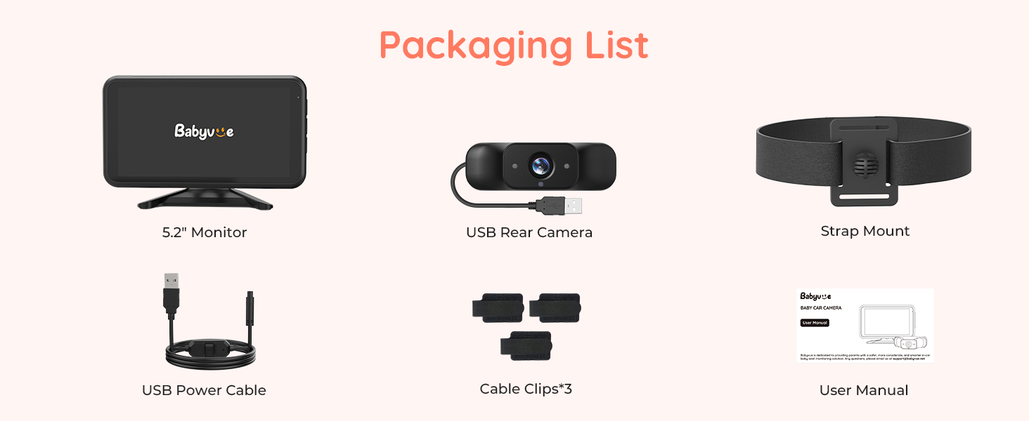 car seat camera for baby rear facing
