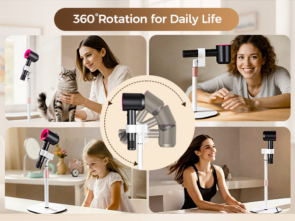 handsfree hair dryer stand