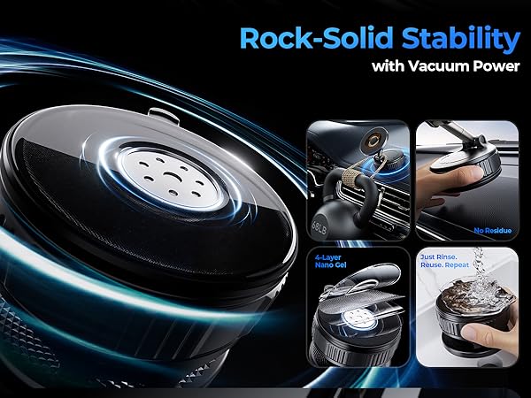 360° Adjustable Suction Cup Phone Mount
