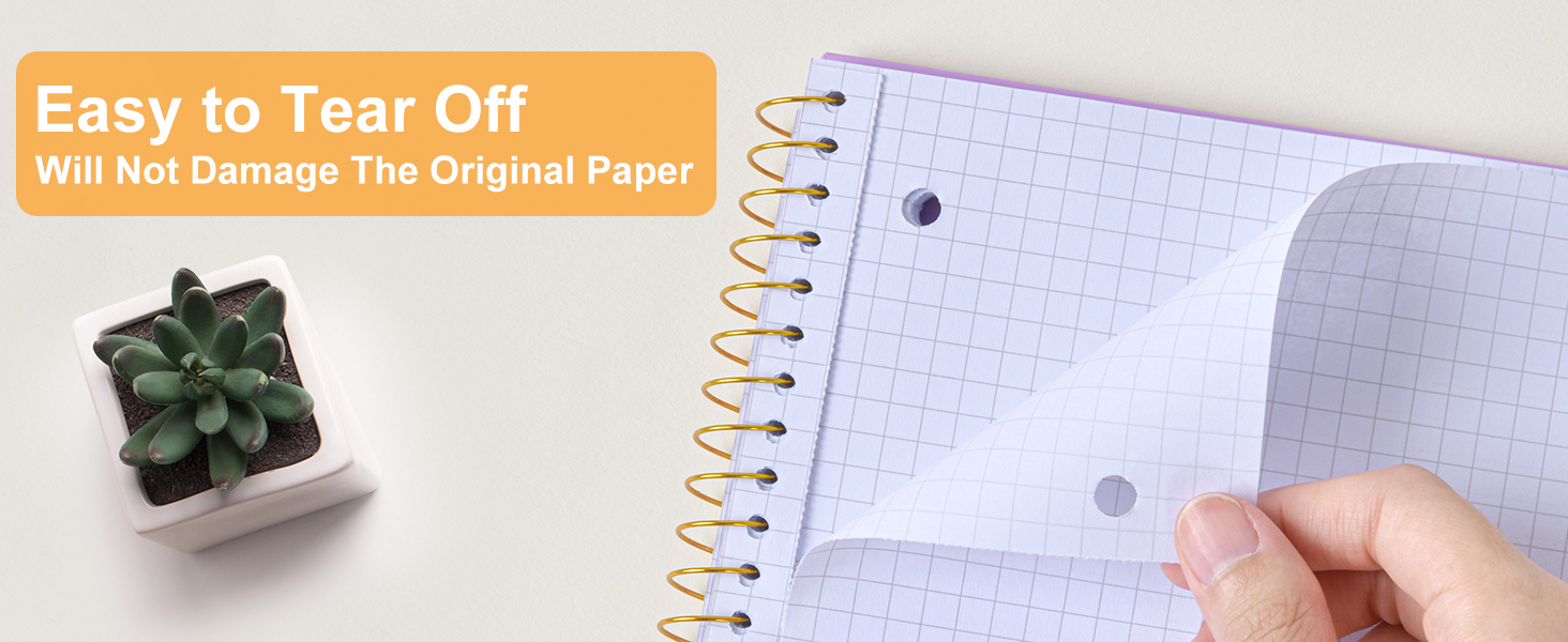 Easy to Tear Off: Will Not Damage The Original Paper