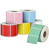 Anylabel 2.25" x 1.25" Multi-Purpose Direct Thermal Labels, Color Self-Adhesive Address Shipping ...