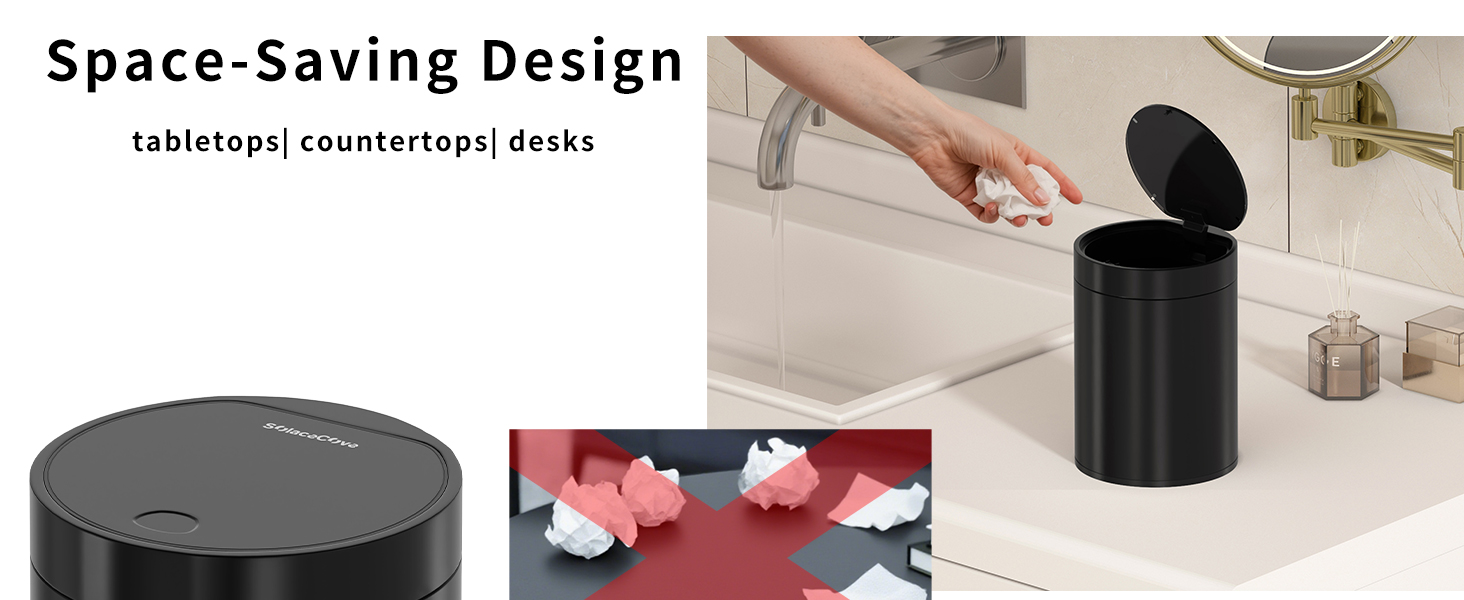 mini trash can for desk