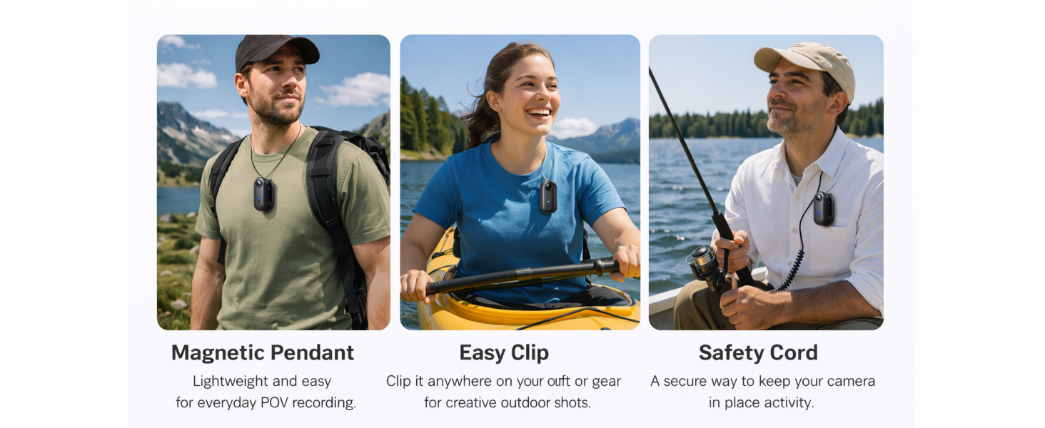 Helmet, Bike, Clip & Magnetic Mounts Included