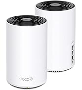 TP-Link Deco AXE5400 Tri-Band WiFi 6E Mesh System(Deco XE75 Pro) - 2.5G WAN/LAN Port, Covers up t...
