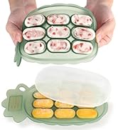 haakaa Silicone Nibble Freezer Tray -Breastmilk Teething Popsicle Mold - Baby Fruit Food Feeder T...