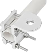 HYSHIKRA Universal Roll Bar/Mirror Mounting Bracket, Aluminum Anti-Corrosion Antenna Mount for Mo...