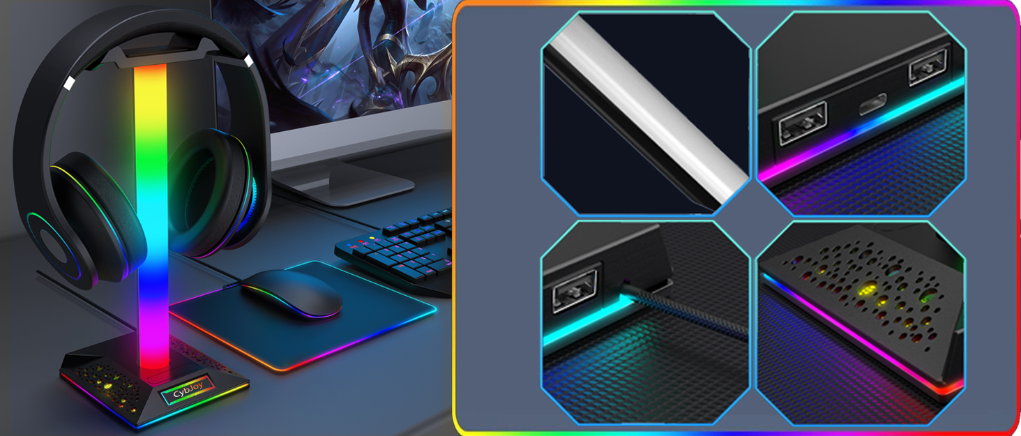 RGB Headset Stand