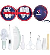 Little Angel Baby Healthcare and Grooming Kit, Safety Newborn Nursery Care Set, with Hair Brush C...
