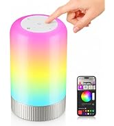 RGBICWW Smart Table Lamp, Touch Bedside Lamp with App Control, LED Desk Lamp with Music Sync, 30+...