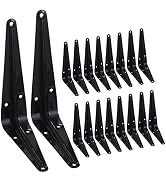 HEART ART 18 Pack Shelf Bracket 6 Inch ,Heavy Duty Shelf Brackets,Floating Shelf Bracket L Bracke...