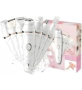 Pluxy Epil Pro 3.0 Women Face Epilator,7-in-1 Painless Body Shaver and Facial Epilator, Pluxy Hai...