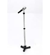 Black Decoration Accessories, 1:12 Miniature Scene Model Microphone with Stand, Decortion, Furnit...