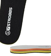7STROBBS Memory Foam Insoles for Women Men Replacement Lightweight Flat Shoe Inserts Cushion Shoc...