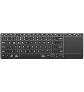 Bnnwa Rechargeable Wireless Keyboard with Touchpad,Multi-Device Computer Keyboard with Trackpad 2...