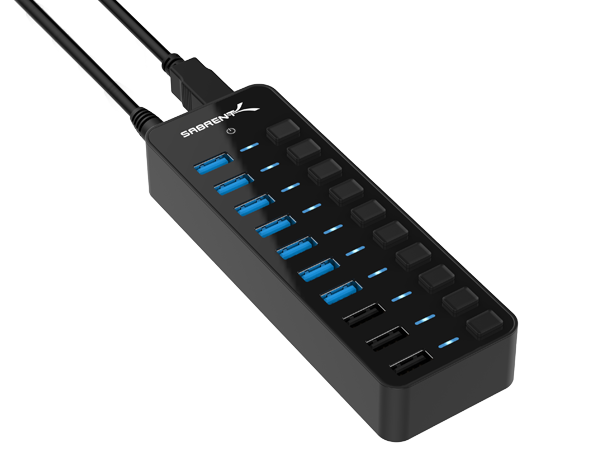 HB-B7C3 3 port for charging and 7 port for data