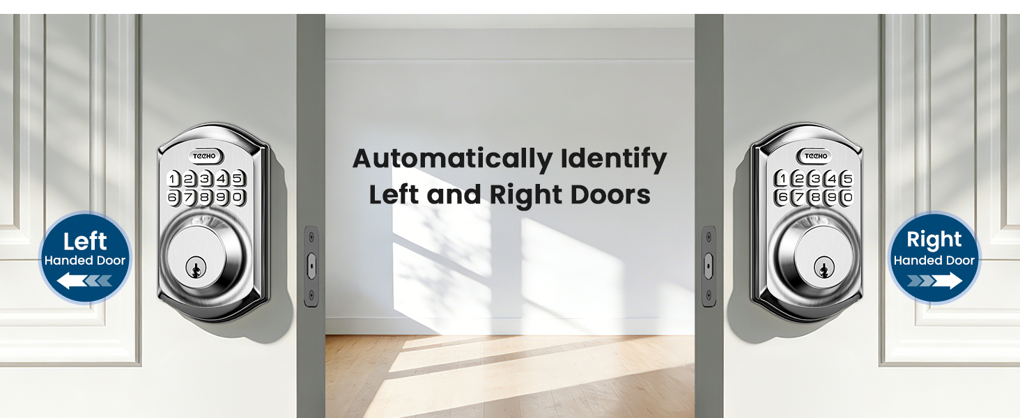 Designed for both left- and right-handed doors, with a reversible design for strong compatibility.