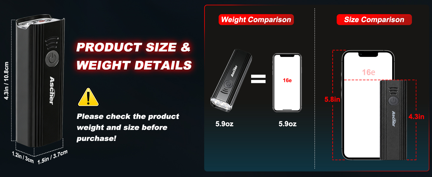 Size & Weight