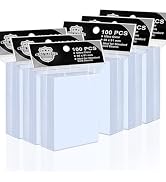 VKshop 600Pcs Soft Clear Card Protectors Sleeves, Standard Trading Cards Fit for Penny Card Sleev...