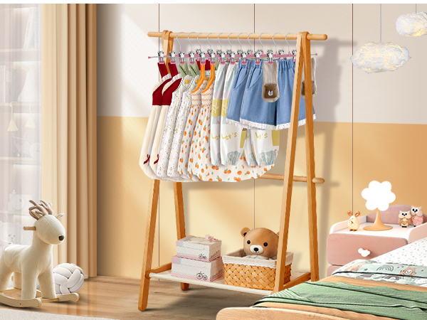 Pants Hangers with Clips 10 Pack Adjustable Skirt Hangers for Women