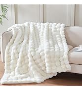 Serenhom 50x60 Inches Ultra-Soft Fuzzy Faux Fur Plush Throw Blanket - Thick, Warm Sherpa for Couc...