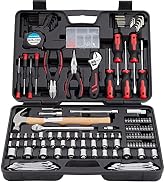 245 Piece MECHMAX Home Tool Set with Tool Box Storage Case, for Household, Car, Apartment, Office...