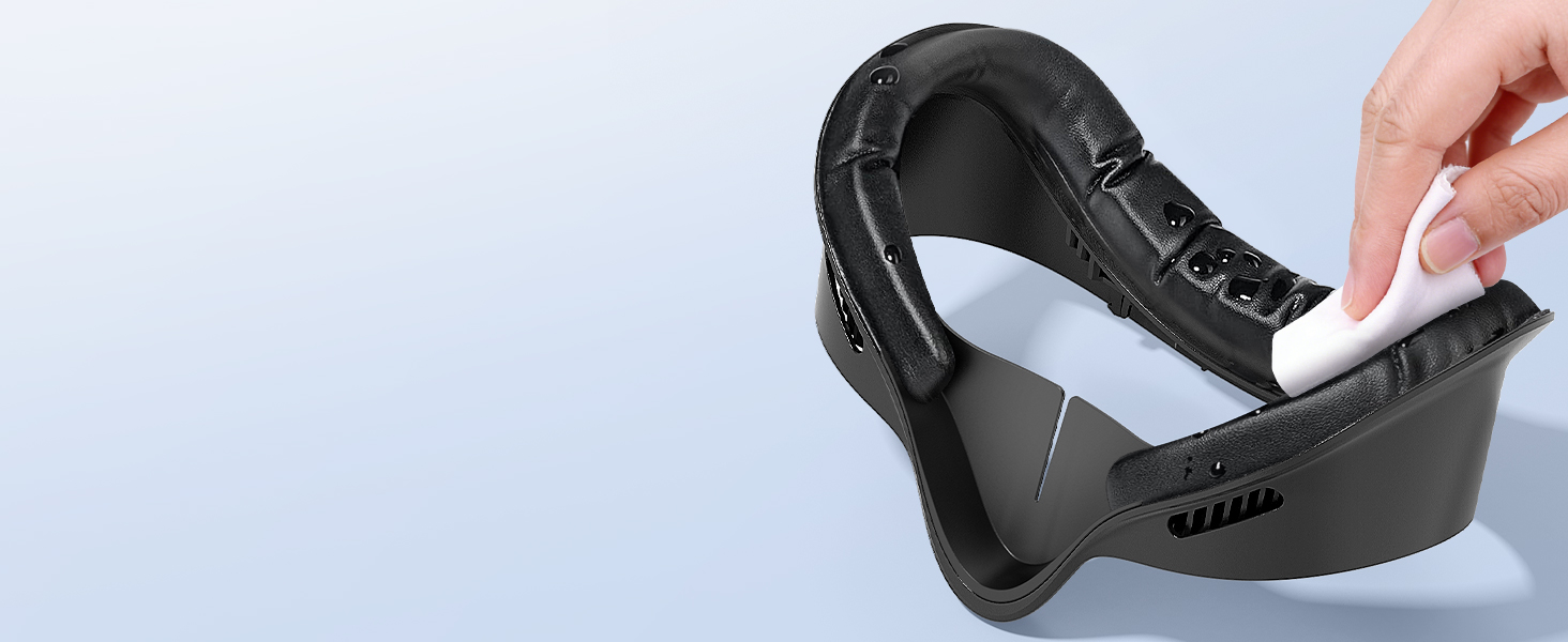 Face Pad Meta Quest 3S Facial Interface Oculus Quest 3S Accessories Vr Cover Black