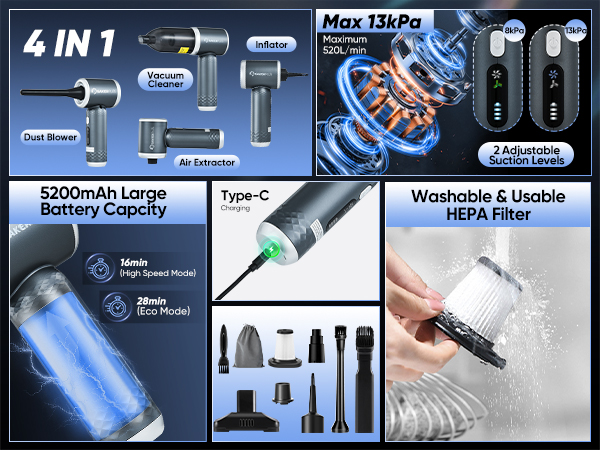 saker 3 in 1 vaccum cleaner