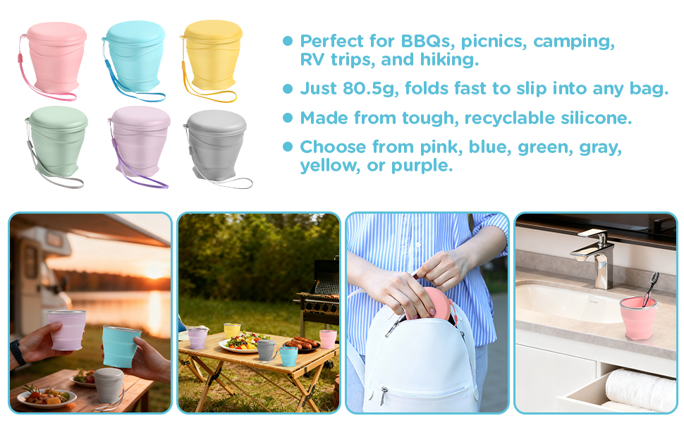 260ml silicone cup