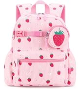 RHCPFOVR Toddler Backpack for Girls 2-4 - Girls 13" H Bookbag for Preschool Kindergarten Cute Cor...
