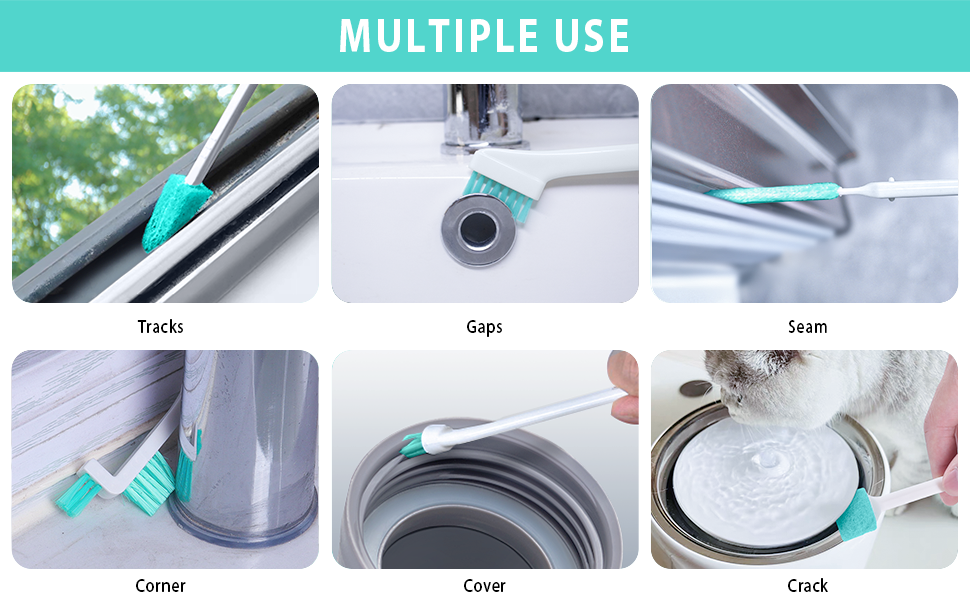 Multiple Cleaning Brushes Set