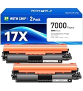 KingKJ 17X Toner Cartridge CF217X Replacement for HP 217X CF217A 17A Compatible with HP LaserJet ...