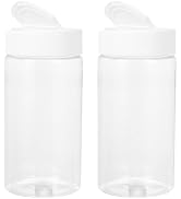 Mipcase Fish Food Containers 2pcs Feeding Bottle Dispenser Container Small Animals Feeding Bottle...