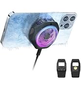 Black Shark Magnetic Cell Phone Cooler 4PRO, Cellphone Radiator with Removable Grip, App-Controll...