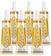 6 PCS B7000 Glue Clear Rhinestones Glue for Crafts, 15ml/0.5oz Jewelry Glue Fabric Glue, Multipur...
