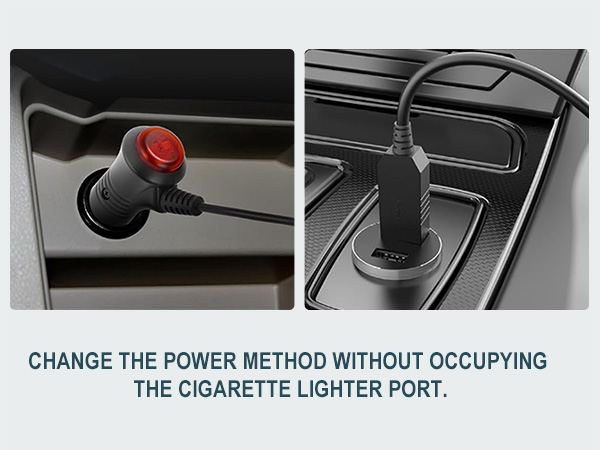12V USB Power Adapter Cord for dohonest Baby Car Camera