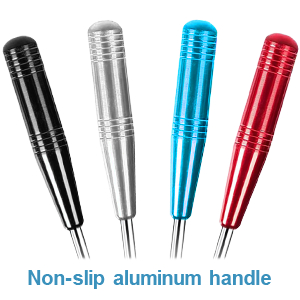 non-slip ergonomic handle