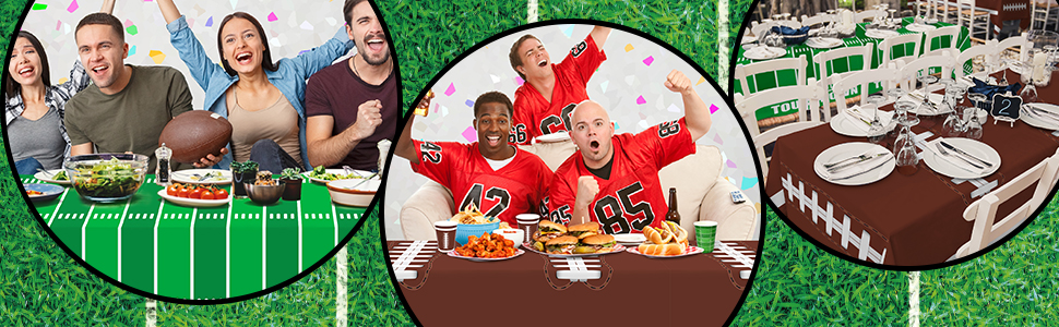 football party decorations