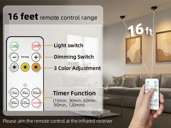 Spotlight Indoor with remote