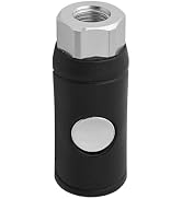 Gunpla 1/4" Female I/M Type Air Coupler - Push Button Safety Quick Disconnect Coupling 1/4" Body ...