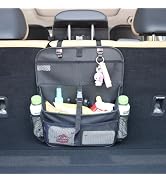 Viaviat Hanging Car Trunk Organizer and Storage, Premium Faux Leather Large Capacity Storage Acce...